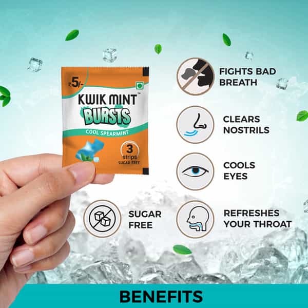 Kwik Mint Bursts Mouth Freshener - Pack Of 2