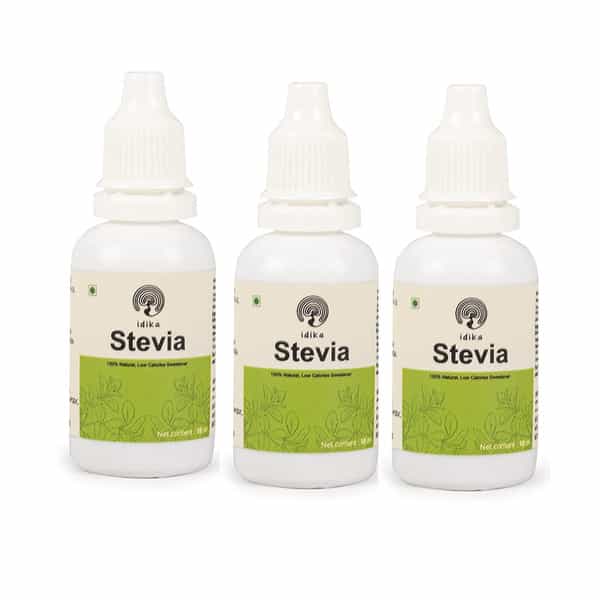 Idika Stevia Drop 10 Ml Sugar Free Diabetic Friendly Natural Zero Calorie Sweetener ( Pack Of 3)