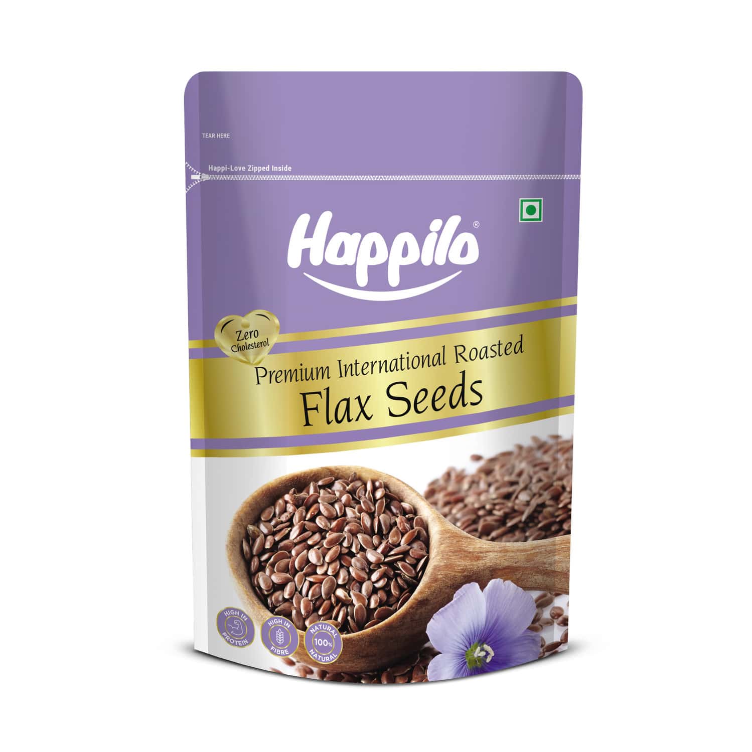 Happilo Premium Authentic Flax Seeds Roasted 250g