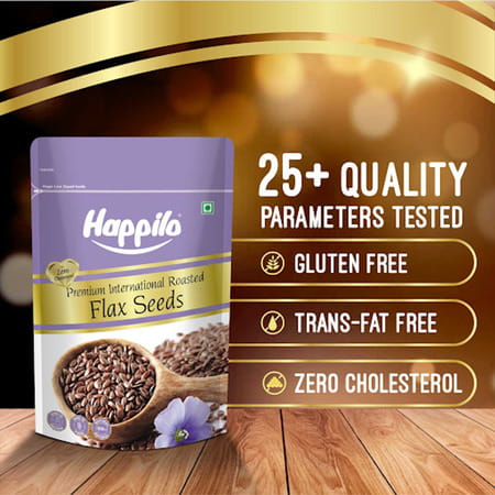 Happilo Premium Authentic Flax Seeds Roasted 250g