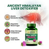 Vlado's Himalayan Organics Milk Thistle Extract | Helps In Cleanse Liver - 60 Veg Capsules