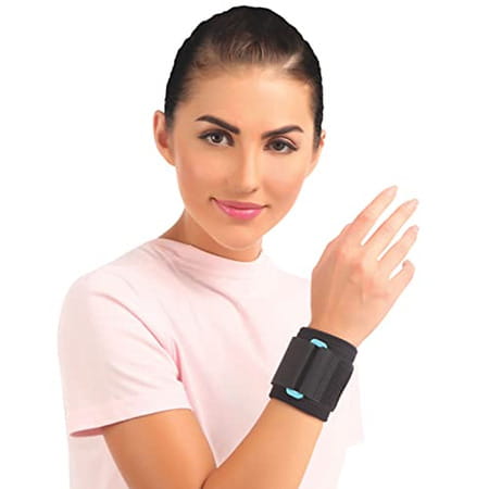 Flamingo Neoprene Wrist Wrap For Sports Injuries Crossfit | Color-Black