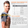 Vissco Shoulder Support For Stability To The Shoulder & Prevent Shoulder Dislocation - Small (Grey)