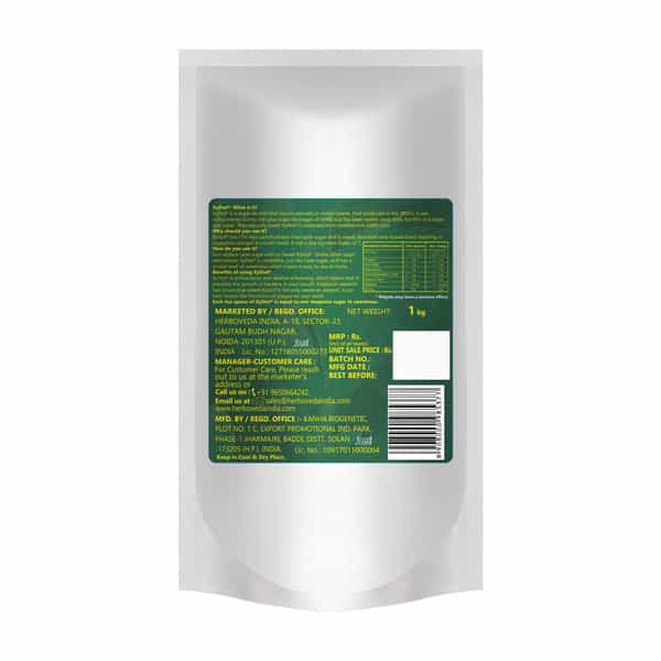 So Sweet Xylitol Powder 1Kg Natural Sweetener (Pack Of 2)