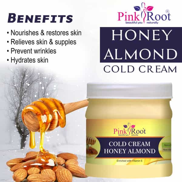 Pink Root Honey Almond Cold Cream 500Ml