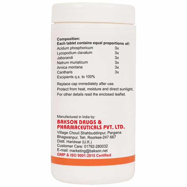 Dr Bakshi's Bakson Homoeopathy Ac9 Tablet 200