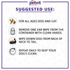 Petvit Cleansing & Grooming Wipes For Dog And Cat Enriched With Aloe Vera - 50 Wipes | Pack Of 2