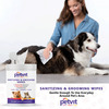 Petvit Cleansing & Grooming Wipes For Dog And Cat Enriched With Aloe Vera - 50 Wipes | Pack Of 2