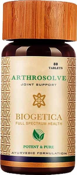 Biogetica Arthrosolve  Joint Support Tablets  Bottle Of 80