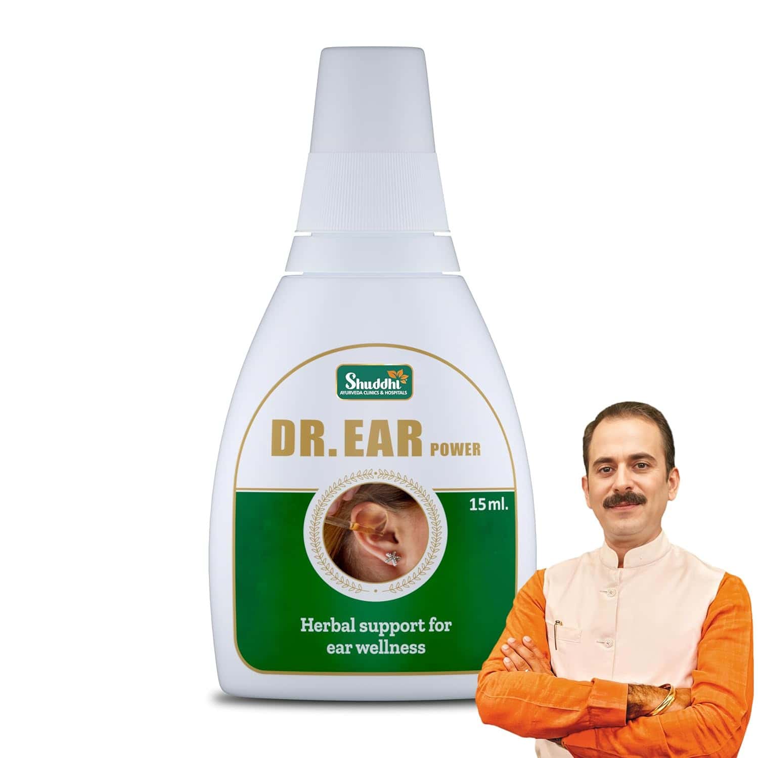 Shuddhi Dr. Ear Oil/drops | Antifungal And Antibacterial Ear Oil | 15ml