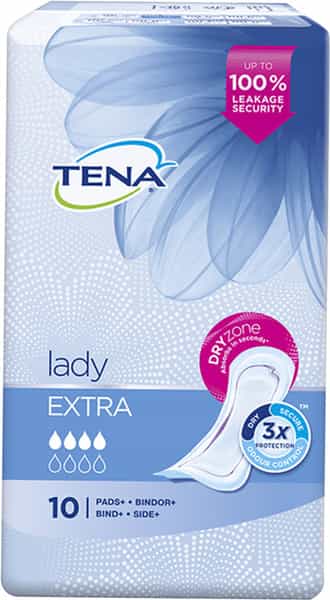 Tena Lady Extra Pad Pack Of 10