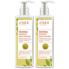 Jiva Heena Shampoo| Deep Cleansing Heena Shampoo For Long | Healthy & Strong Hair - 200Ml(Pack 2)
