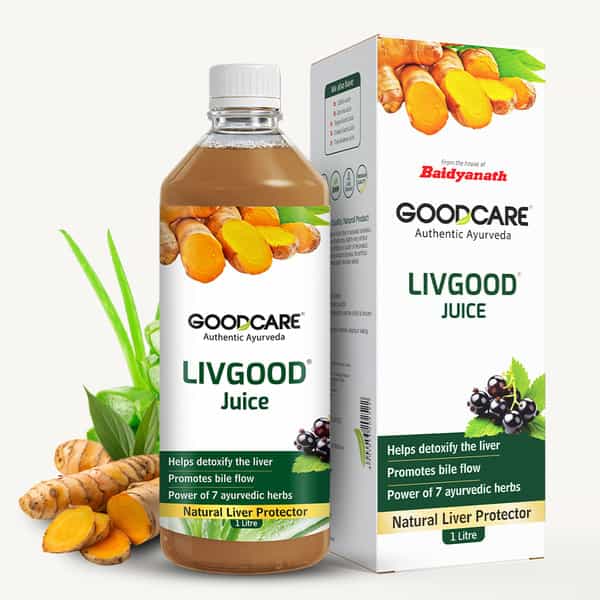 Goodcare Livgood Liver Care Juice 1000Ml | 7 Herbs | Detox | Digestion & Metabolism Support