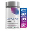 Decode Age Nmn Supplement | 99.9% Pure Beta Nmn | Nad+ Booster For Energy | 1000mg | Veg - 60n