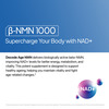 Decode Age Nmn Supplement | 99.9% Pure Beta Nmn | Nad+ Booster For Energy | 1000mg | Veg - 60n