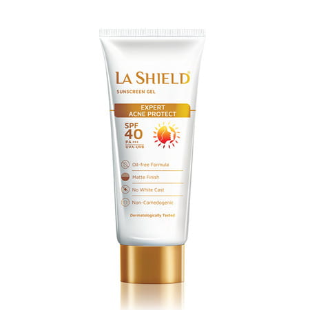 La Shield Sunscreen Gel | Expert Acne Protect | Spf 40 Pa +++ | 50 Gm