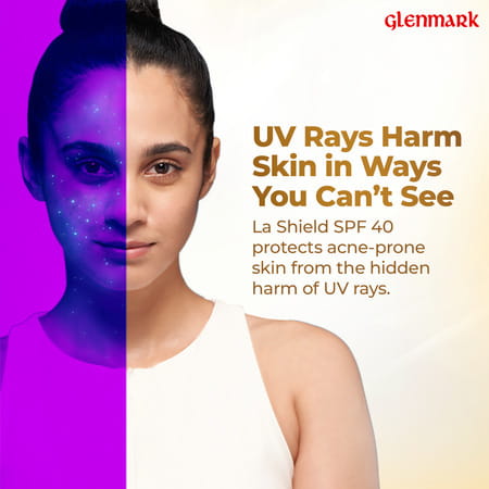 La Shield Sunscreen Gel | Expert Acne Protect | Spf 40 Pa +++ | 50 Gm