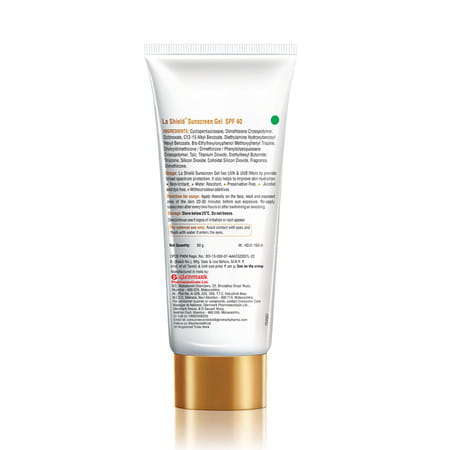 La Shield Sunscreen Gel | Expert Acne Protect | Spf 40 Pa +++ | 50 Gm