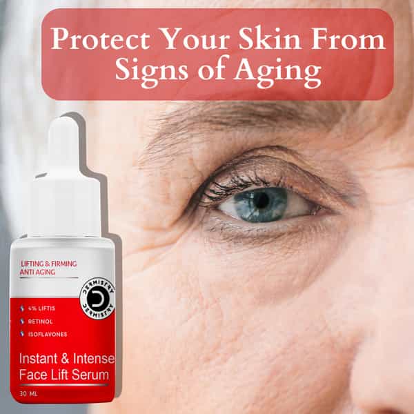 Dermistry Anti Aging Instant Skin Firming Tightening 4% Liftis Retinol Hyaluronic Acid Face Serum 