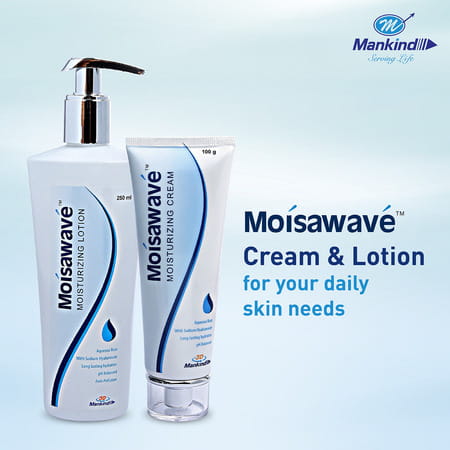 Mankind Moisawave Cream | Lightweight | 72h Moisture Lockdown | For All Skin Type | 100g