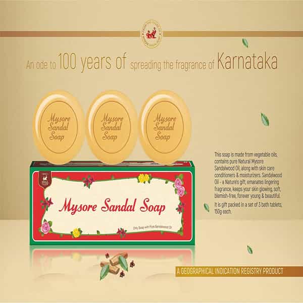 Mysore Sandal Soap | 450G (150X3) (Pack Of 3)