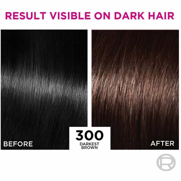L'oreal Paris Casting Creme Gloss Hair Color | Shade 300 - Darkest Brown | 60G + 40Ml + 60G