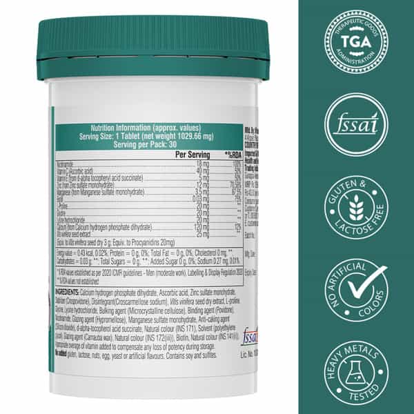 Swisse Beauty Vegan Collagen Builder Tablet 30 No's