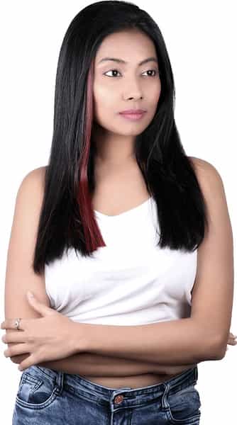 Streak Street Red Wine Burgundy Straight Clip-On Strands