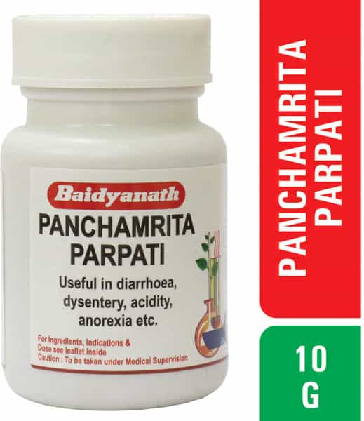 Baidyanath Asli Ayurved Panchamrita Parpati 10 Gm (Pack Of 2) For Diarrhoea Dysentery