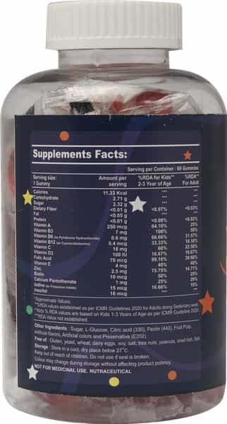 Welocity Booster's Vitamoo Gummies-13+ Multivitamins & Minerals