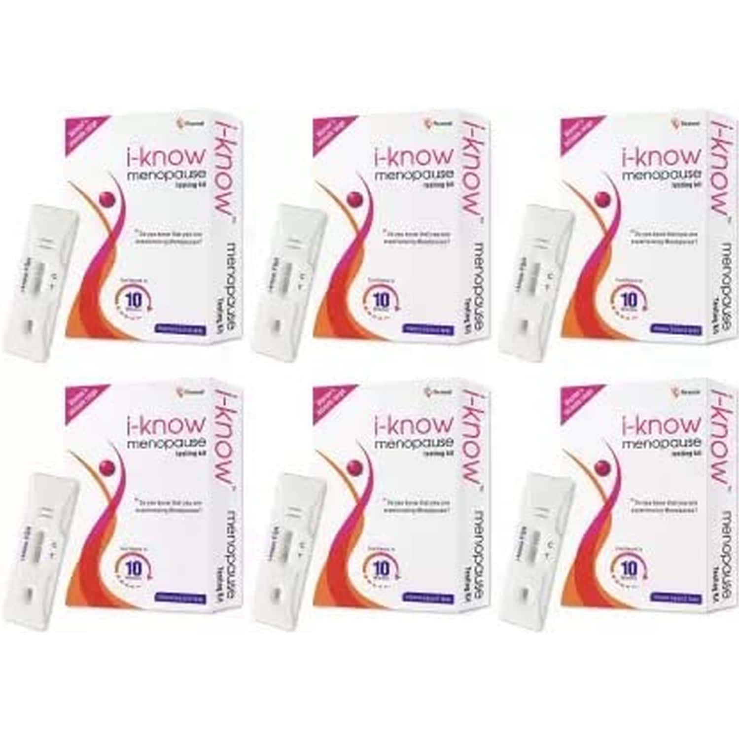 I-Know Menopause Testing Kit | Simple Home Based Urine Test | 3 Strips X Pack Of 6