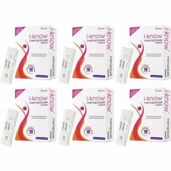 I-Know Menopause Testing Kit | Simple Home Based Urine Test | 3 Strips X Pack Of 6