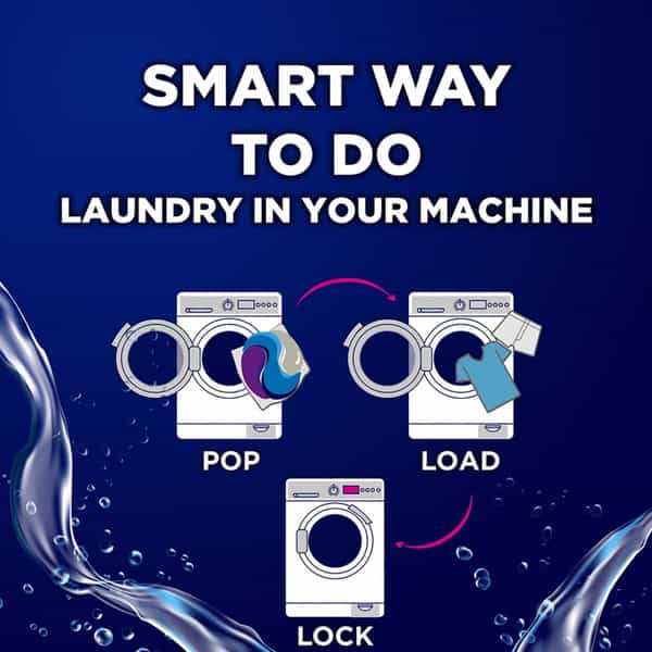 Surf Excel Matic 3-In-1 Smart Shots For Both Front Load And Top Load Machines - Pack Of 17