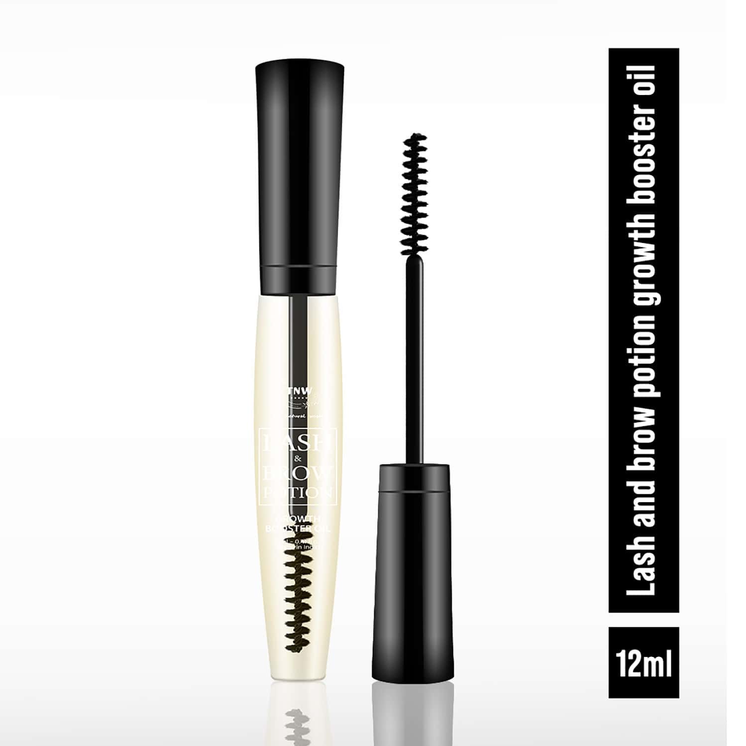 Tnw The Natural Wash Lash & Brow Growth Oil | Biotin & Rosemary For Fuller Hair 12 Ml