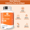 Naturyz Calcium Plus With Calcium Citrate | Vitamin D | Zinc | Magnesium For Bones - 100 Tablets
