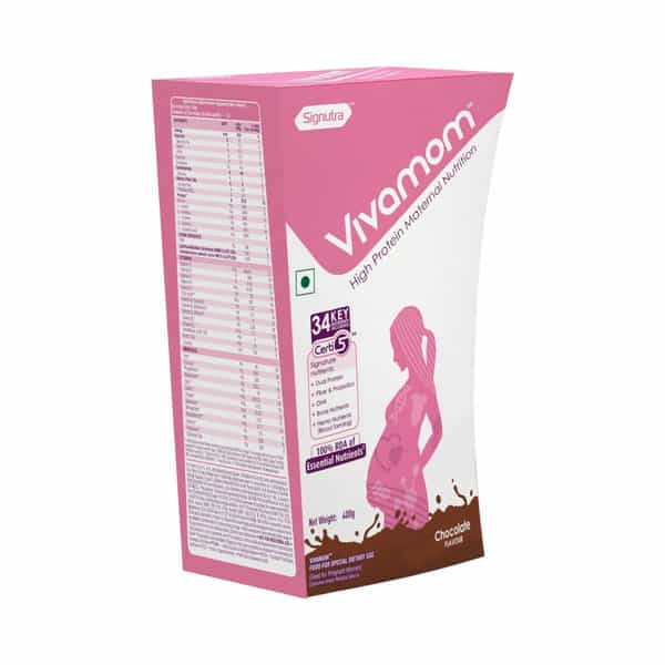 Vivamom Chocolate Flavour | Maternal Nutrition Powder | Box Of 400 Gm