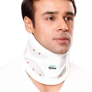 Tynor B 03 Cervical Collar Hard Adjustable Belt Size Large