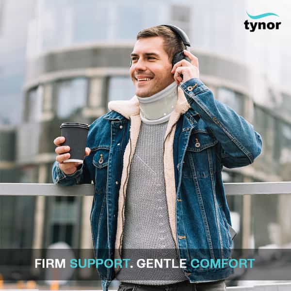 Tynor B 03 Cervical Collar Hard Adjustable Belt Size Large