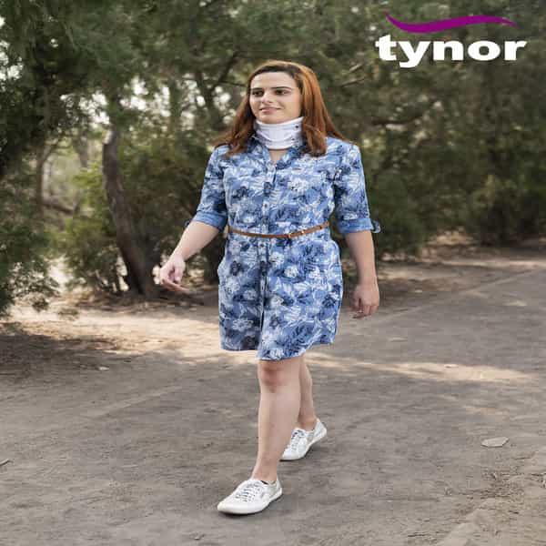 Tynor B 03 Cervical Collar Hard Adjustable Belt Size Large