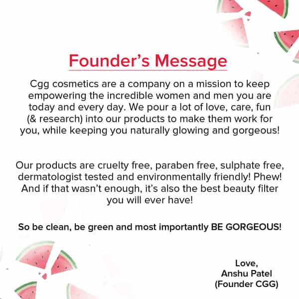 Cgg Cosmetics Watermelon Sugar Exfoliating Body Scrub For Soft & Glowing Skin - 250Gm