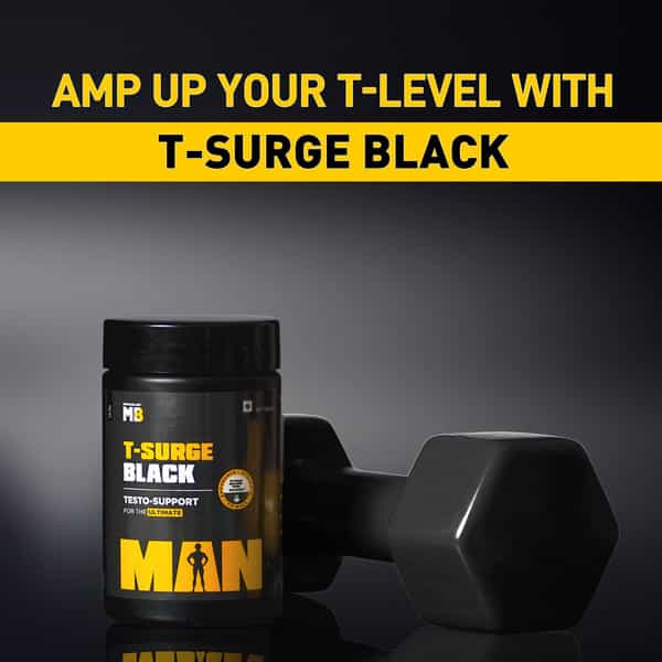 Muscleblaze Koshaveda T - Surge Black (90 Tablets) | Testosterone Booster For Men