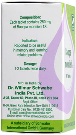 Dr. Willmar Schwabe India Bacopa Monnieri 1x 20gm