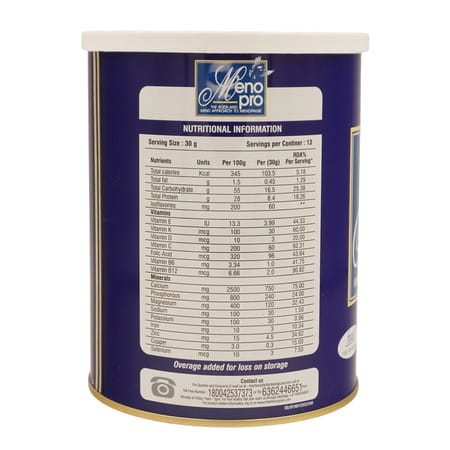 Meno Pro Mango Flavour Sugar Free Oral Powder Tin Of 400gm