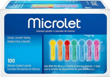 Microlet Colored Lancets