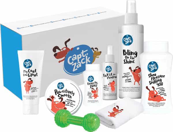 Captain Zack-The Shihtzu Groom Box-Ultimate 8 In 1 Head To Paw Groom-Kit For Your Dog.