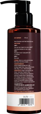 Hk Vitals Hair Shampoo (175ml) | Red Onion | Biotin & Xylishine | Hair Strength & Shine