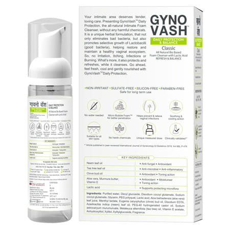 Gynovash Daily Protection & Balance 70 Ml