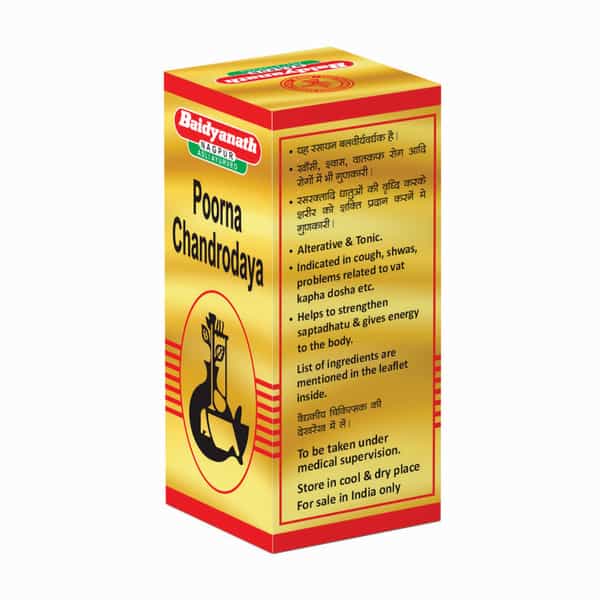 Baidyanath Asli Ayurved Poorna Chandrodaya 20 Tablets