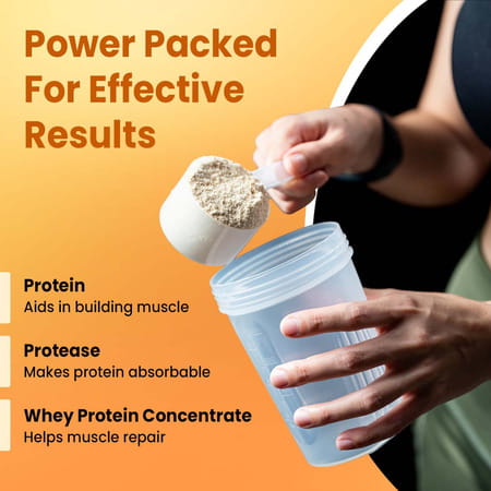 Cratus Protosure Hp Mass Gainer For Diabetics Helps Build Body Mass High Protein Nutrition Pack Of 2