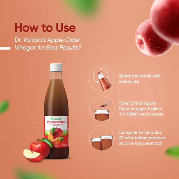Dr. Vaidya's Apple Cider Vinegar | 450Ml Pack Of 2